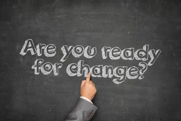 Are you ready for change concept — Stock Photo, Image