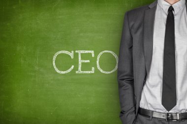 Yazı tahtası üzerinde CEO