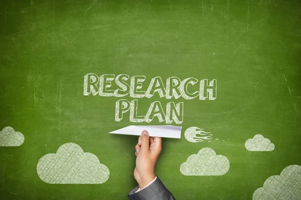 Research plan concept — Stock Photo, Image