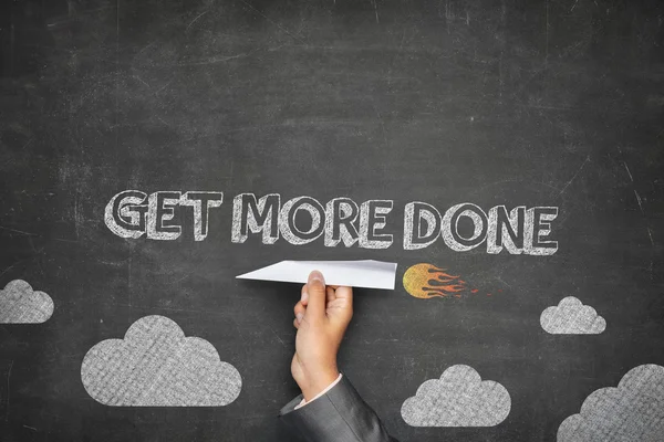 Get more done concept — Stock Photo, Image