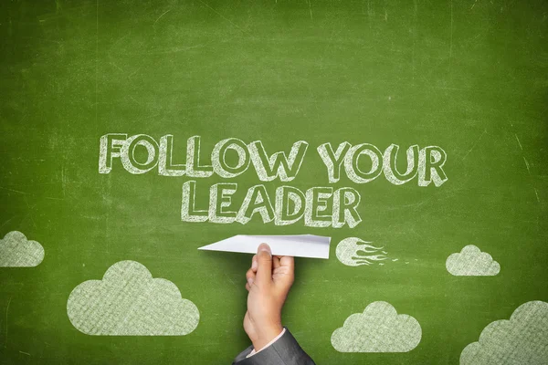 Follow your leader concept — Stock Photo, Image