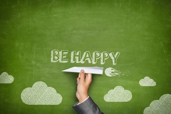 Be happy concept — Stock Photo, Image