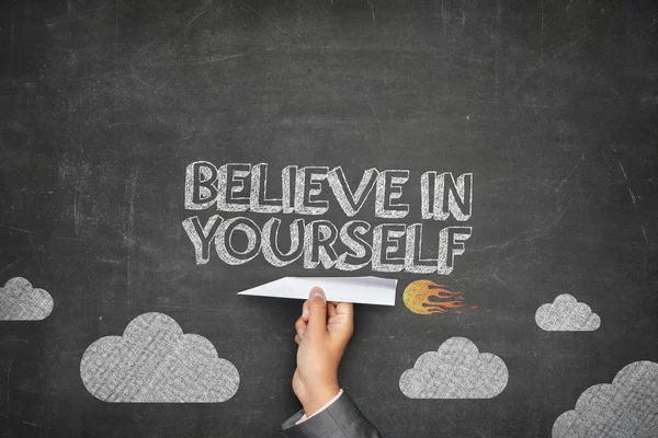 Believe in yourself concept — Stock Photo, Image