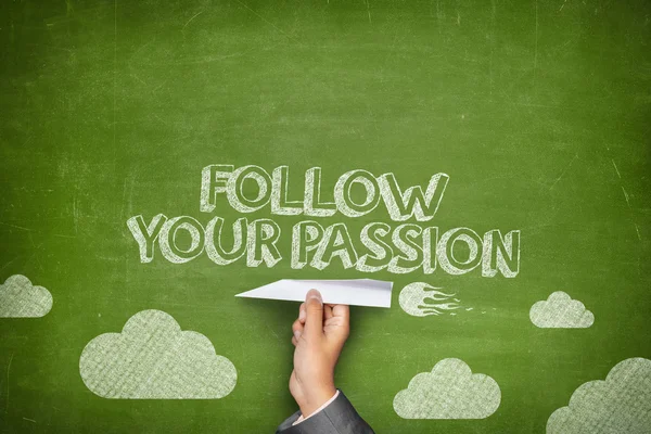 Follow your passion concept — Stock Photo, Image