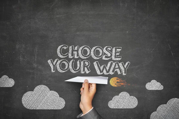 Choose your way concept — Stock Photo, Image