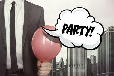 Parti metin konuşma balonu