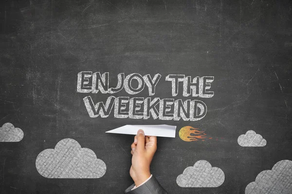 Enjoy the weekend concept — Stock Photo, Image