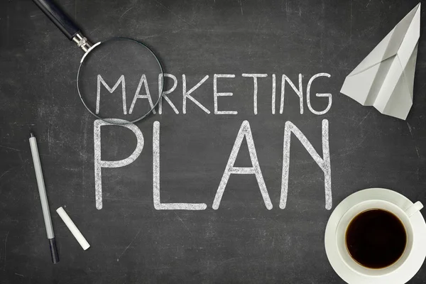 Concept du plan marketing — Photo