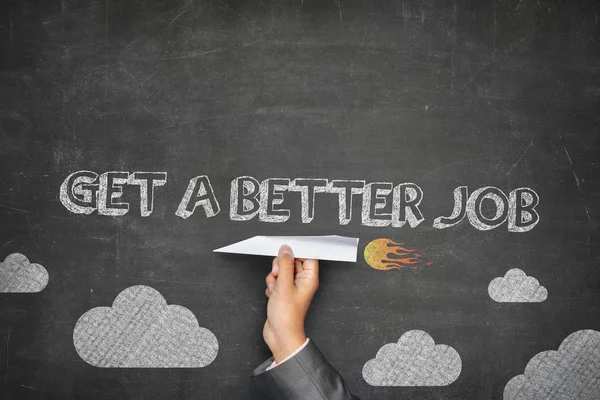 Get a better job concept — Stock Photo, Image