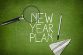 Új év terv fogalma 