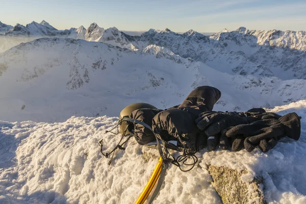 Set winter hiker. — Stock Photo, Image