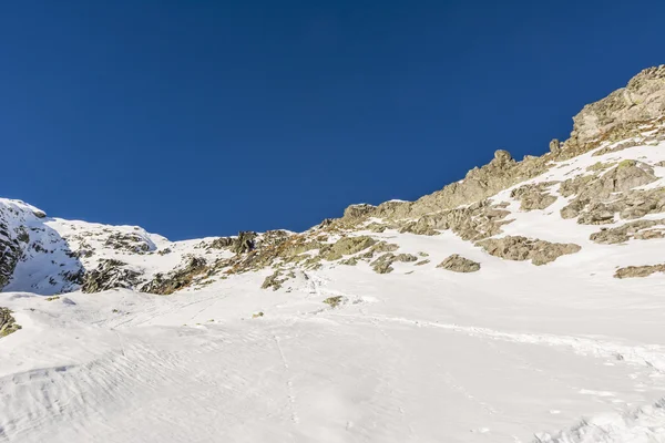 Pendiente de nieve —  Fotos de Stock