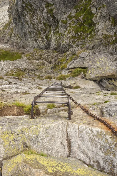 Stege på spåret — Stockfoto