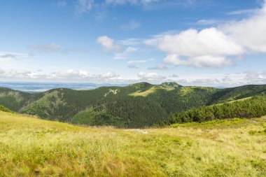 Dağ manzarası yaz sezonu