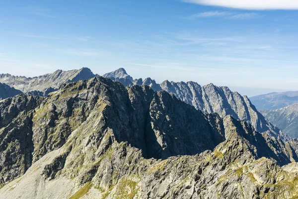 Magnifique vue sur la crête des Tatras — Photo