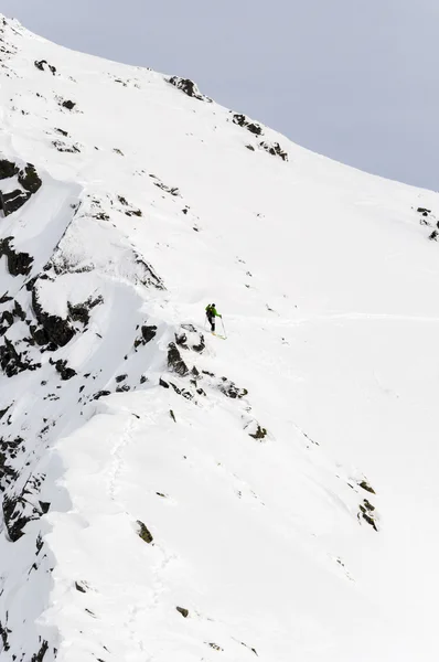 Ski touring i Tatras - Stock-foto