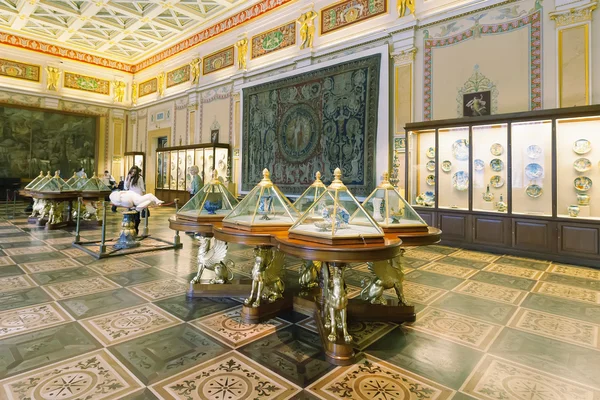 Interior of the State Hermitage in Saint Petersburg in Russia — Stock Photo, Image