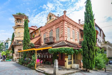 Tiflis, Georgia - 22 Mayıs 2019: Rezo Gabriadze Marionette Tiyatrosu