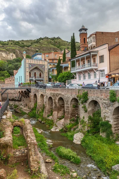 Tiflis Georgia Mayo 2019 Mezquita Juma Centro Histórico Antigua Tiflis — Foto de Stock