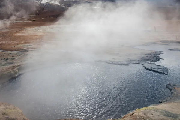 Mudpots in the geothermal area, Iceland — Stock Photo, Image