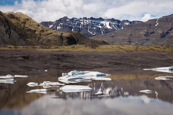 Lago com icebergs, Islândia — Fotografia de Stock