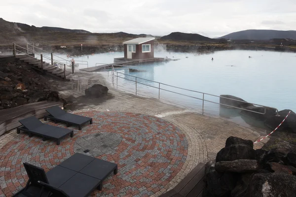 Přírodním koupališti Myvatn (spa) — Stock fotografie