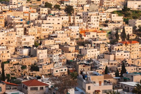 Mount of Olives Kudüs'te yamaca Arap evleri