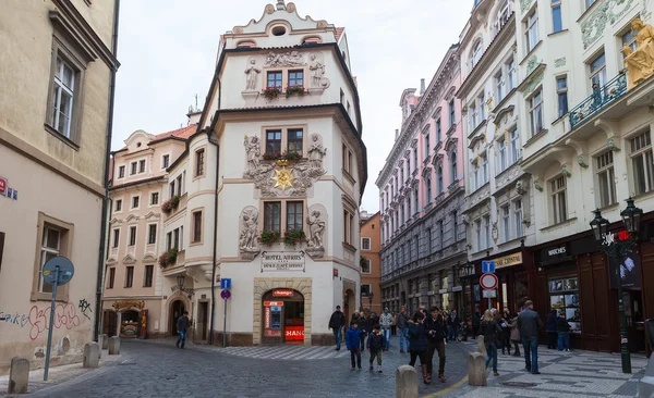 Prag sokaklarında — Stok fotoğraf