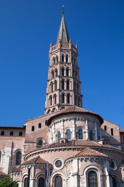Fransa Toulouse'da St Sernin Bazilika