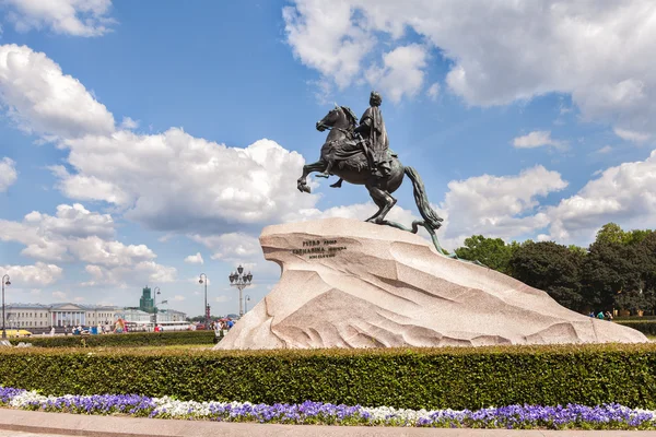 Bronze Horseman - Monument to Peter the Great, Saint Petersburg — Stock fotografie