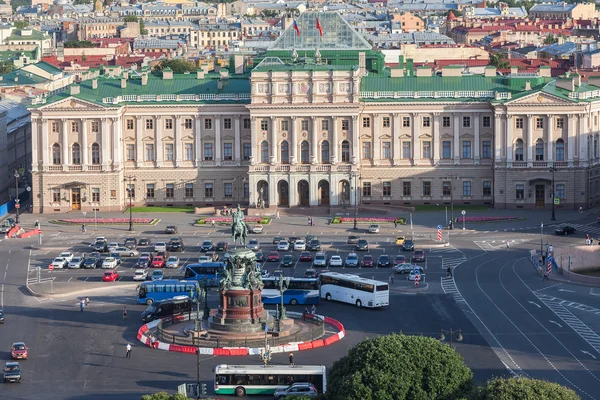 Görünüm Saint Isaac's Meydanı, St.Petersburg, Rusya