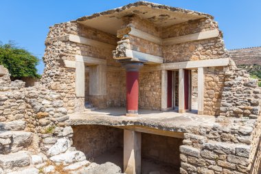Knossos Sarayı'nda crete, Yunanistan