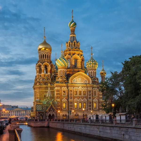 Kyrkan Frälsare på utspillt blod, Sankt Petersburg — Stockfoto