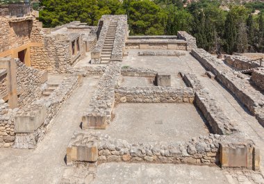 Knossos Sarayı'nda crete, Yunanistan