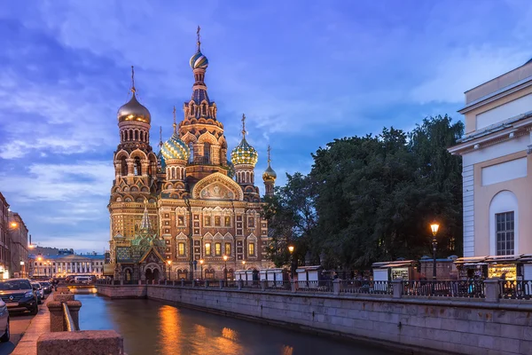 Kerk van de Verlosser op het Bloed Spilled, Sint-Petersburg — Stockfoto