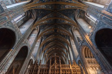 Albi Katedrali (katedral Bazilikası Aziz Cecilia iç)
