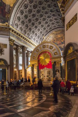 St. Petersburg, Rusya 'daki Kazan katedralinin içi