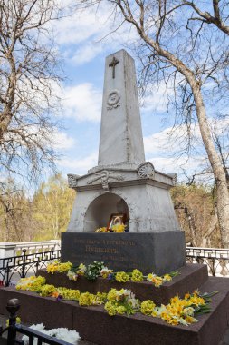 Rus şair kutsal Dormition Monaster a.ş. Puşkin Türbesi