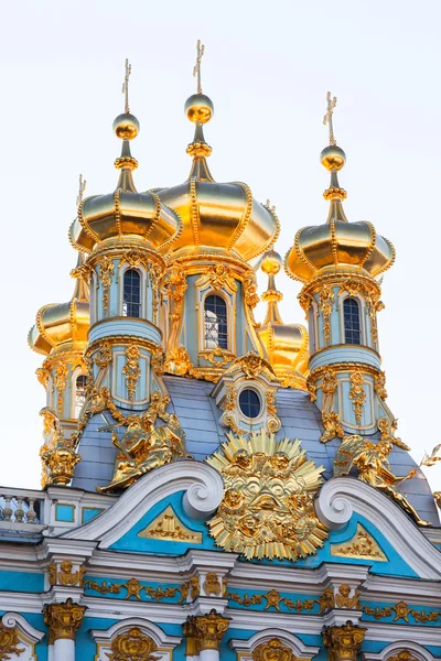 De kerk van de opstanding in het Catherine Paleis van Tsarsk — Stockfoto