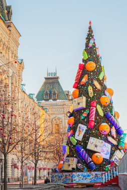 Kızıl Meydan Noel ağacına sakız Salonu, Moskova yakınlarında