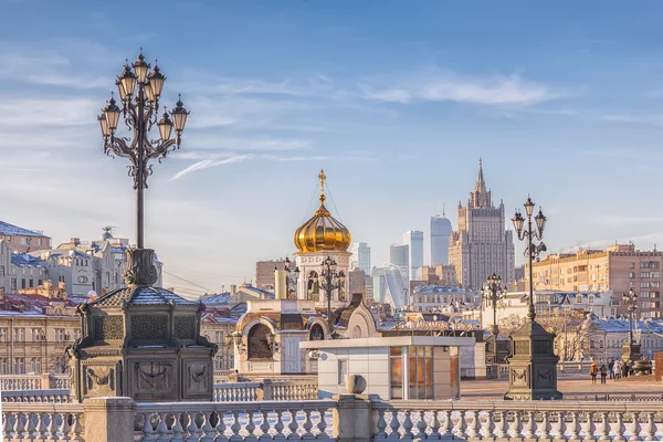Visa i centrum av Moskva, Ryssland — Stockfoto
