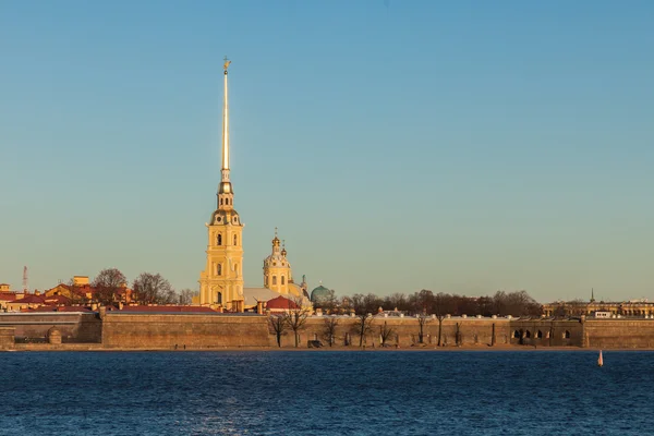 Петропавловская крепость в Санкт-Петербурге, Россия — стоковое фото