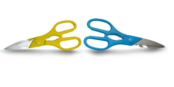 Food Scissors White Background Clipping Path — Stock Photo, Image