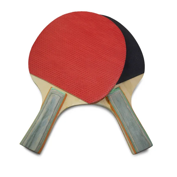 Table Tennis White Background Clipping Path — Stock Photo, Image