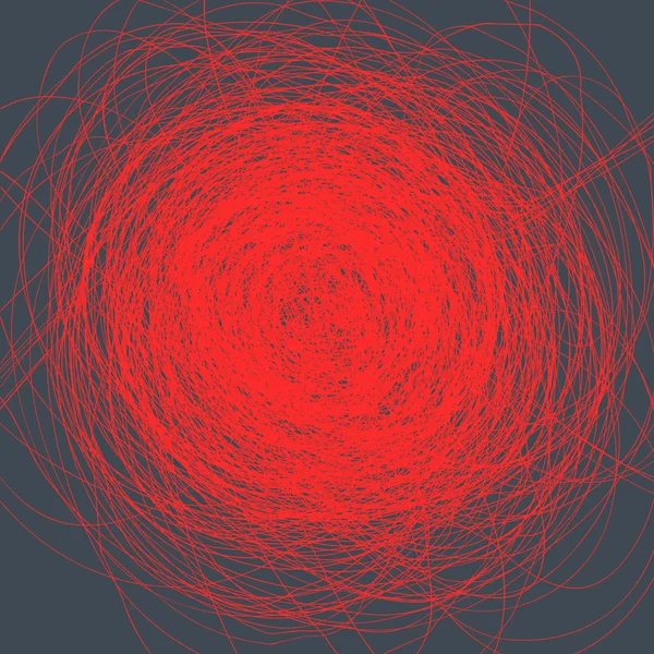 Abstrakte chaotische Linien — Stockvektor