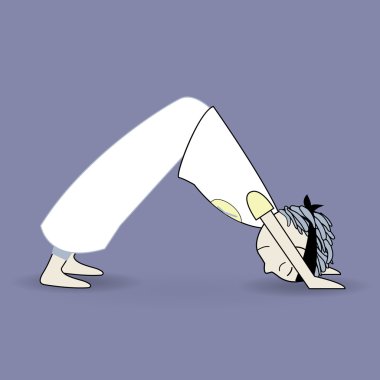 Yoga poz çocuk