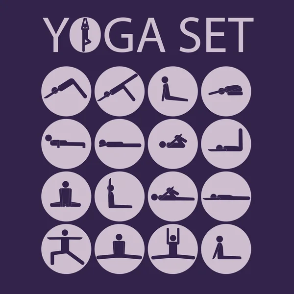 Yoga stokmens — Stockvector