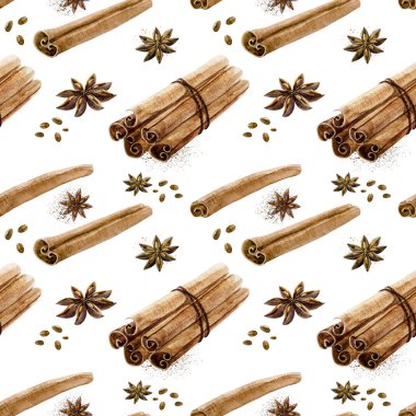 Suluboya baharat desen