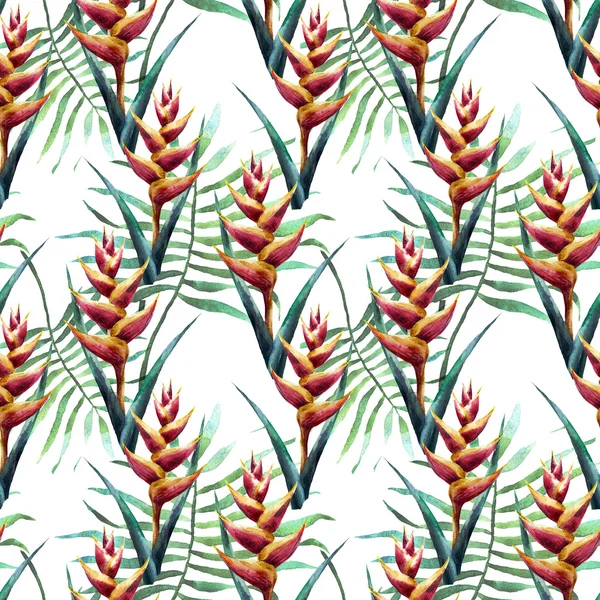 Tropical watercolor pattern — Stock Photo, Image