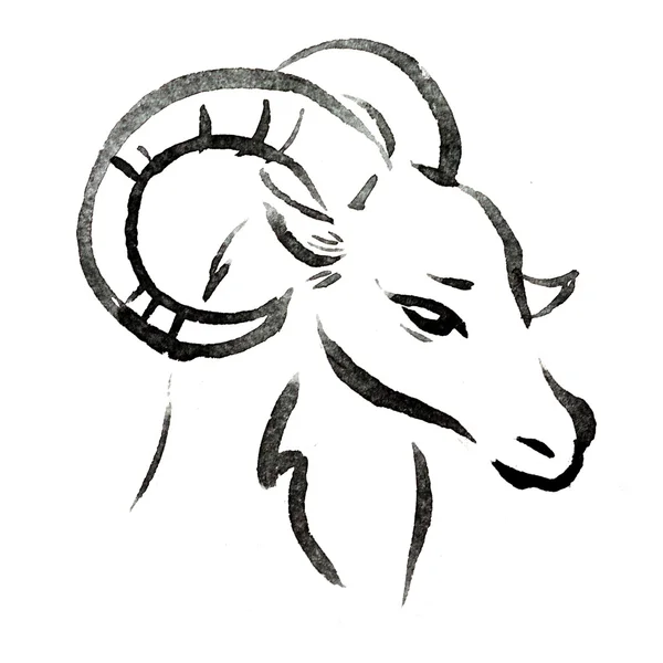 Get akvarell zodiac symbol — Stockfoto